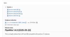 Превью Представлен мультимедийный сервер PipeWire 1.4.3