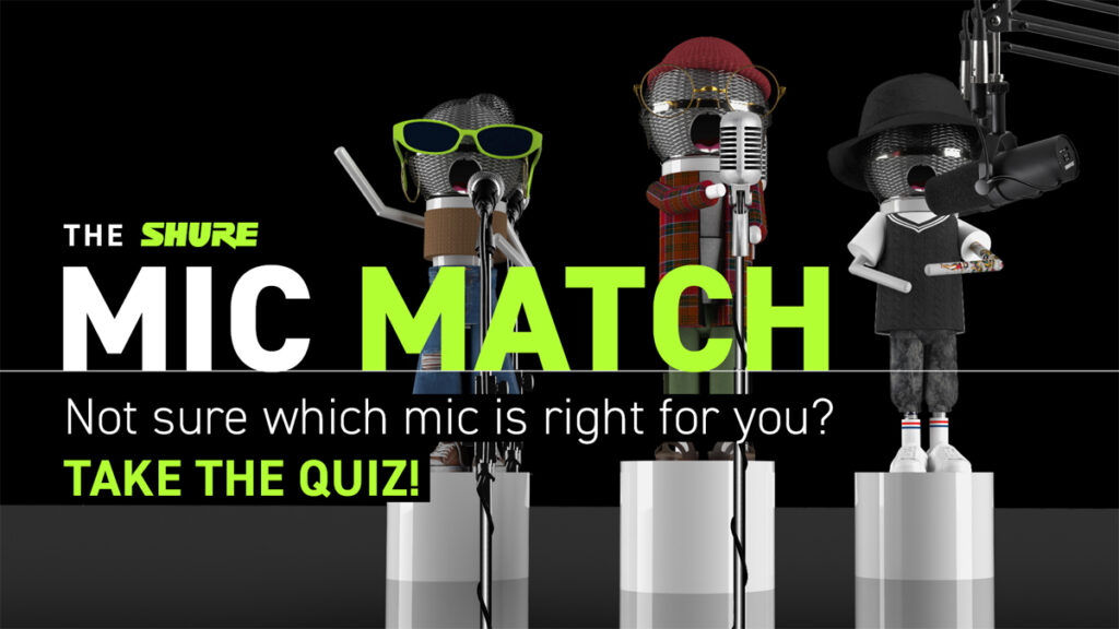 Онлайн-викторина Shure Mic Match