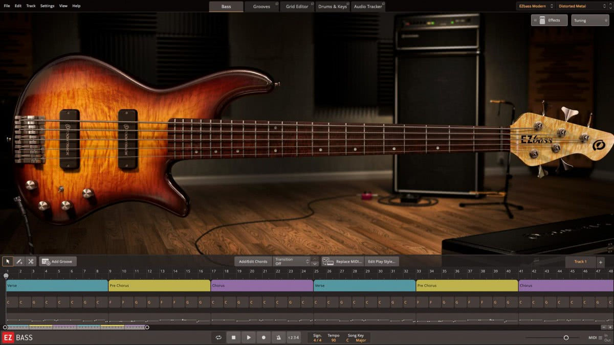 Виртуальный басист Toontrack EZbass