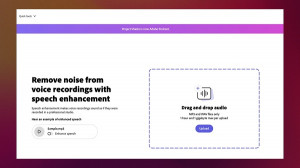Превью Adobe Enhance Speech исправляет звучание некачественных аудиозаписей