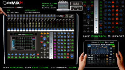 Ashly Digimix24 с новой версией ПО