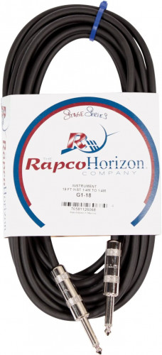 RapcoHorizon CSG-18 готовый кабель 5,4 м, разъемы Jack 1/4", черный превью 3