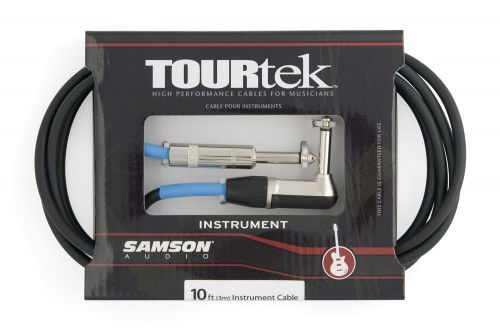 Samson TIL3 кабель 1/4"Jack-1/4"Jack(угловой), 1 м, черный превью 2