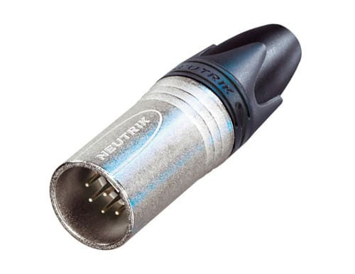 Фото Neutrik NC7MXX-B Разъем кабельный XLR7M  штекер, черный
