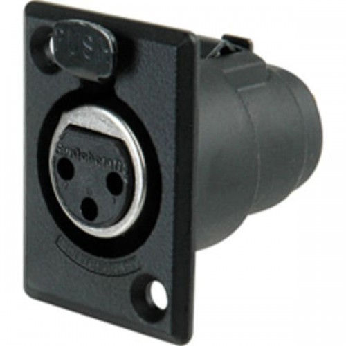 Switchcraft D3FBX Панельный разъем XLR3F гнездо, черное превью 1