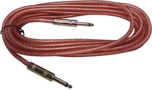 Smiger PL-C6-CO полупрозрачный кабель 1/4"Jack-1/4"Jack, 6 м, цвет медный. 