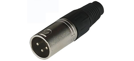 Adam Hall 961560 кабельный разъем XLR-3M, метал, зажим черный превью 1