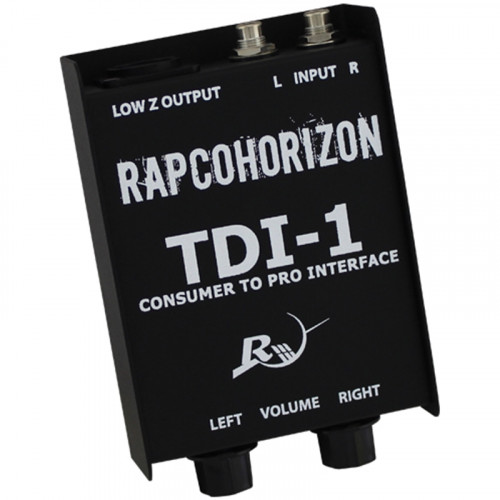 Rapco TDI-1 DI Box для сигналов от CD VCR, или DVD плееров. 