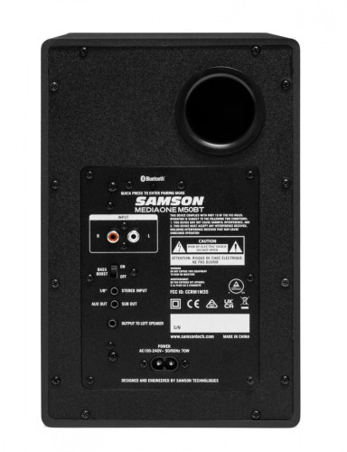 Samson MediaOne M50BT Bluetooth Пара двухполосных студийных мониторов превью 4