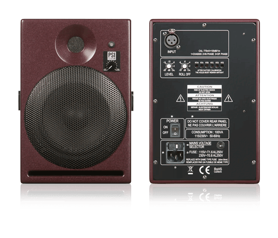 PSI Audio A14-M Red активный студийный монитор Hi-End класса 100 Вт фото 1