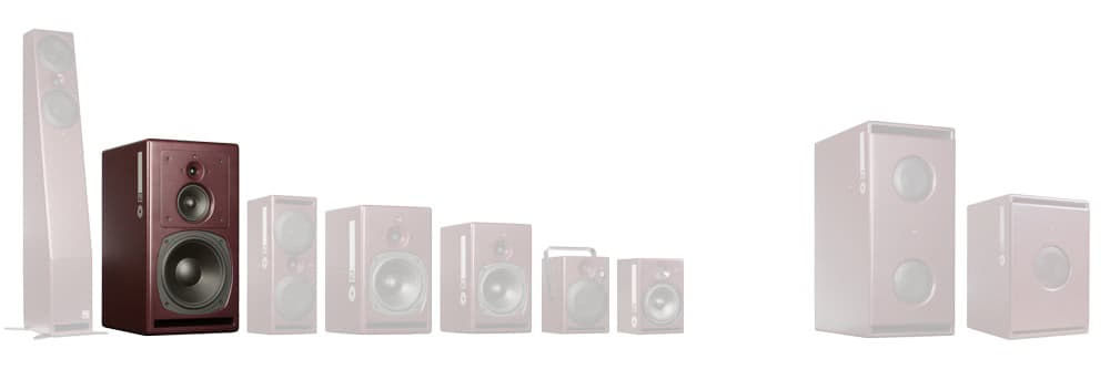 PSI Audio A25-M Red активный монитор Hi-End класса 300 Вт фото 3