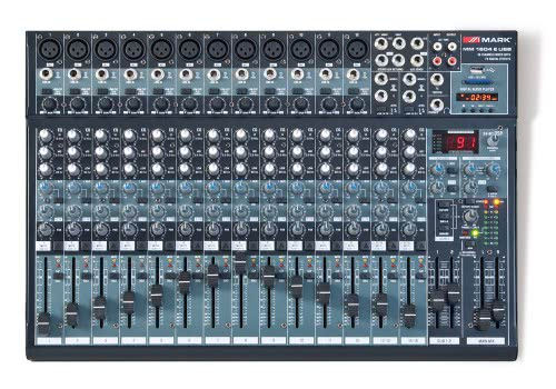 MARK MM 1604 E USB аудио микшер, 12 моно+2 стерео входы, МР3 превью 1