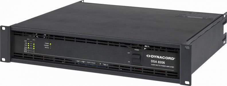 Dynacord DSA 8206 усилитель мощности 2 х 600 Вт. F.01U.076.866