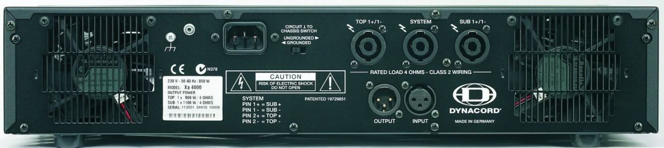 Dynacord Xa4000 2-х канальный усилитель мощности превью 2