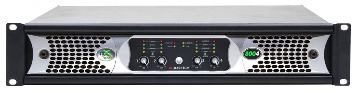 Ashly nX8004 звуковые усилители мощности 4х800 Вт. NX8004